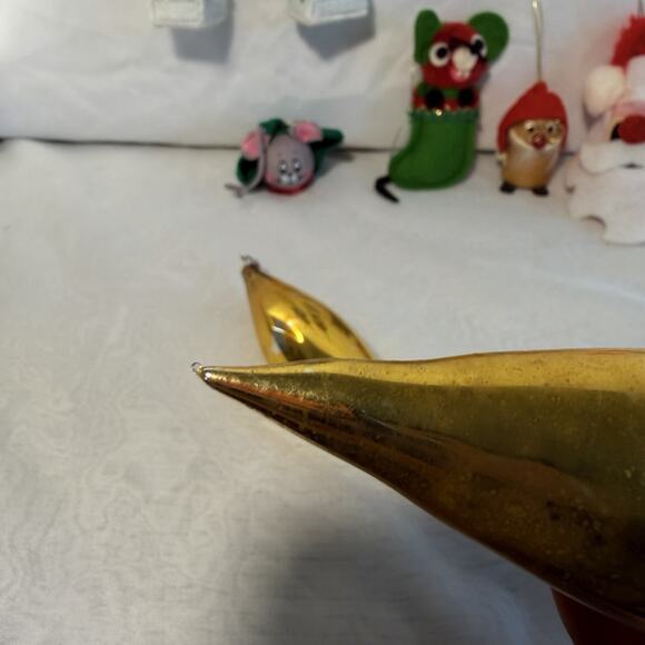 Lot Of Vintage 1960’s Christmas Ornaments West Germany Glass, Handmade, Etc - Picture 6 of 10